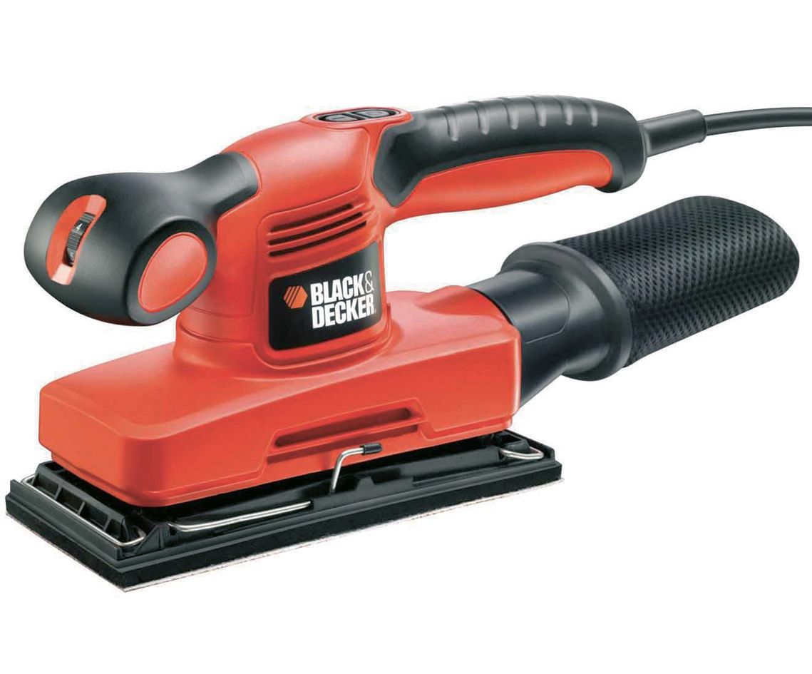 Levigatrice Orbitale BLACK+DECKER 240W - KA320EKA, Con 5 Abrasivi E Sacchetto Raccolipolvere - Foto 4