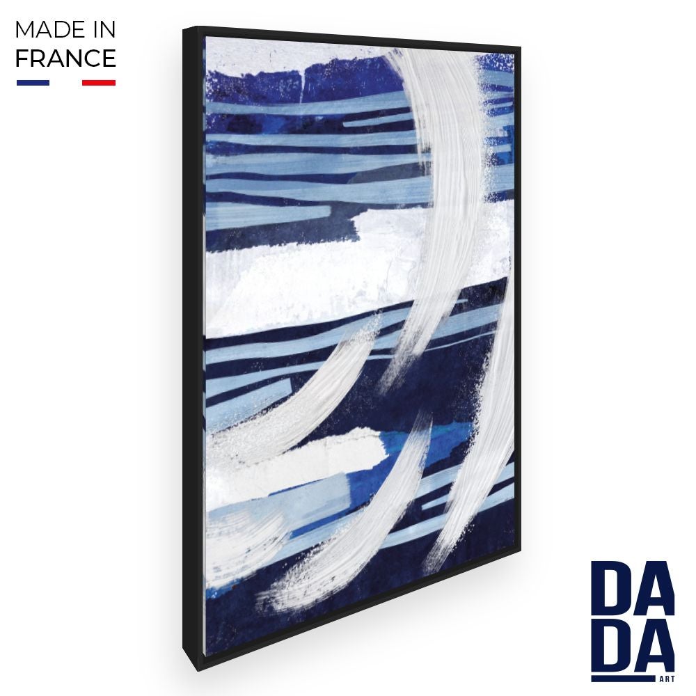 Tableau Abstrait Couleur Sur Toile 160x80 Cm - Prêt à Accrocher, Marque Visario