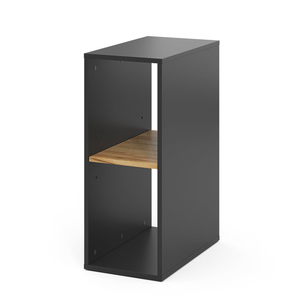 Vicco Szafka na komputer Tomy, Antracyt/złoty dąb, 28.5 x 50 cm 2 przedziały