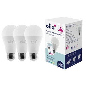 Pack De 3 Ampoules LED Connectées GU10 - Dimmable, RGB Et Blanc Variable (2700K-6500K) - Contrôle WiFi Et Vocal Via App LSC