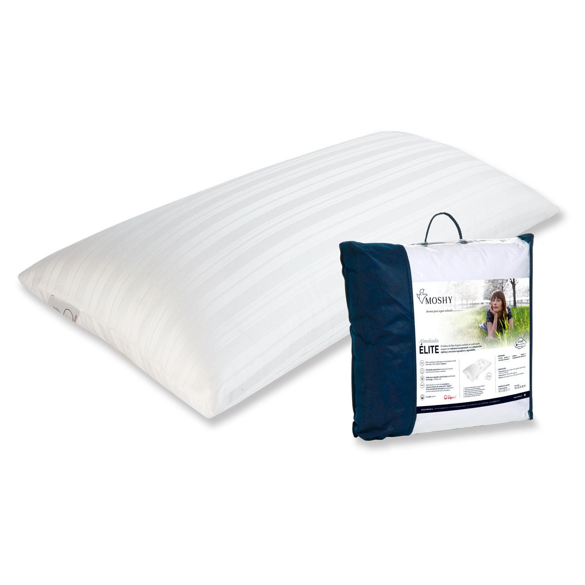 Almohada Moshy Élite Fibra 105 cm Leroy Merlin - Main Image