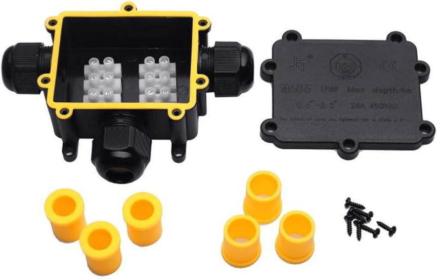 MSA 5Pcs Connecteur De Câble Électrique Extérieur Ip68 Connecteurs De