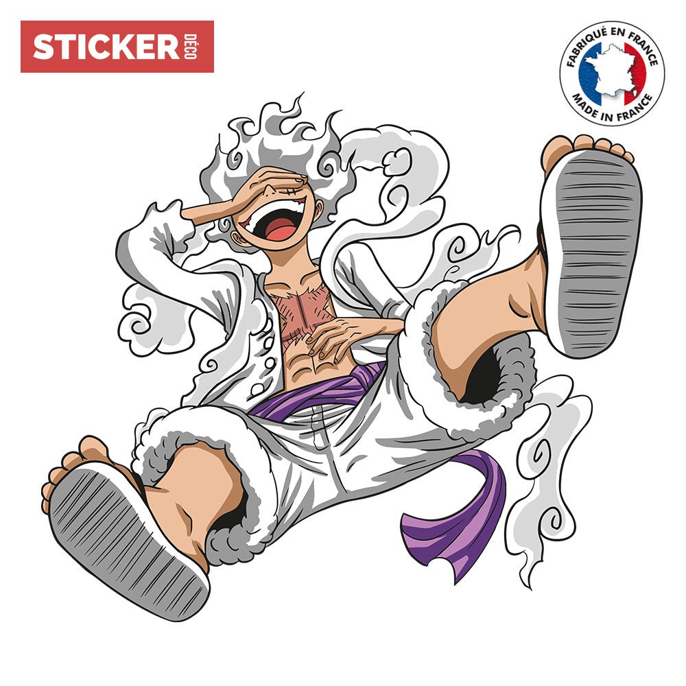 Sticker Luffy Gear 5 One Piece - XL (Largeur 98cm, Hauteur 86cm) - 2