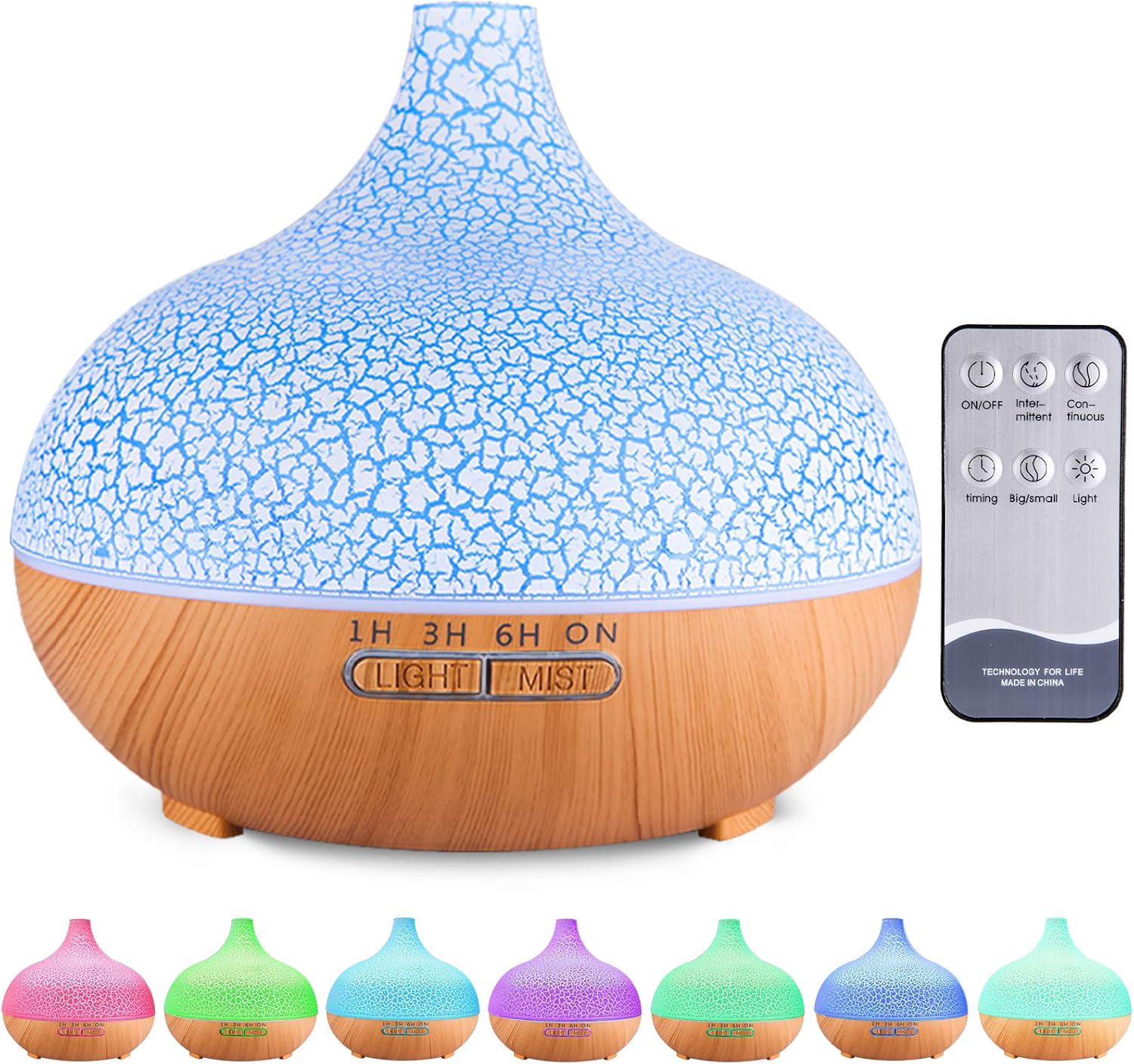 Diffuseur d'Huiles Essentielles,4000ml Ultrasonique Humidificateur ...
