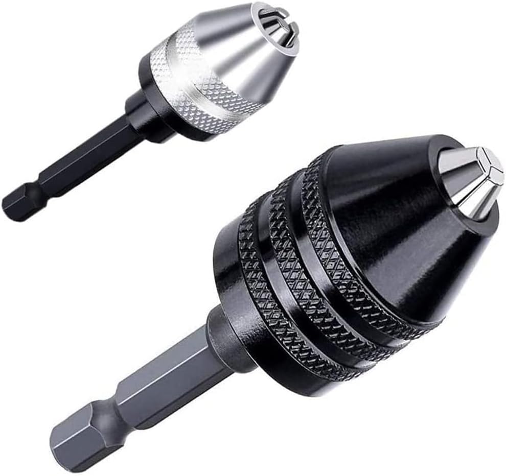 Zestaw 2 adapterów uchwytu sześciokątnego 1/4" do wkrętarki udarowej (0,6-8 mm, 0,3-3,6 mm)