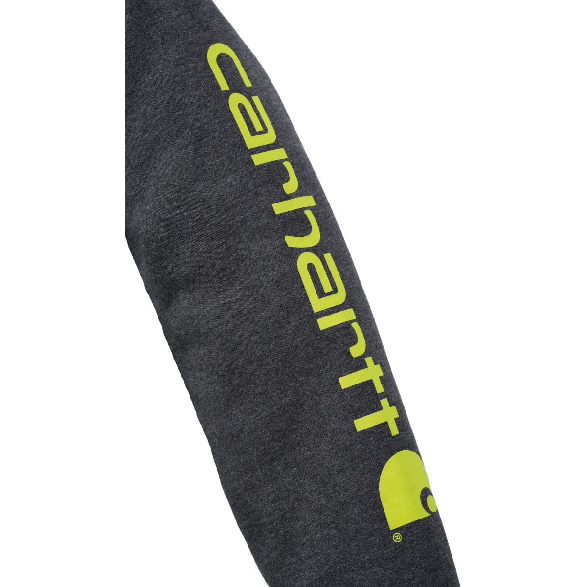 Sweat Midweight Sleeve Logo Hooded K288 Gris Carbon - Carhartt - Taille L - 2
