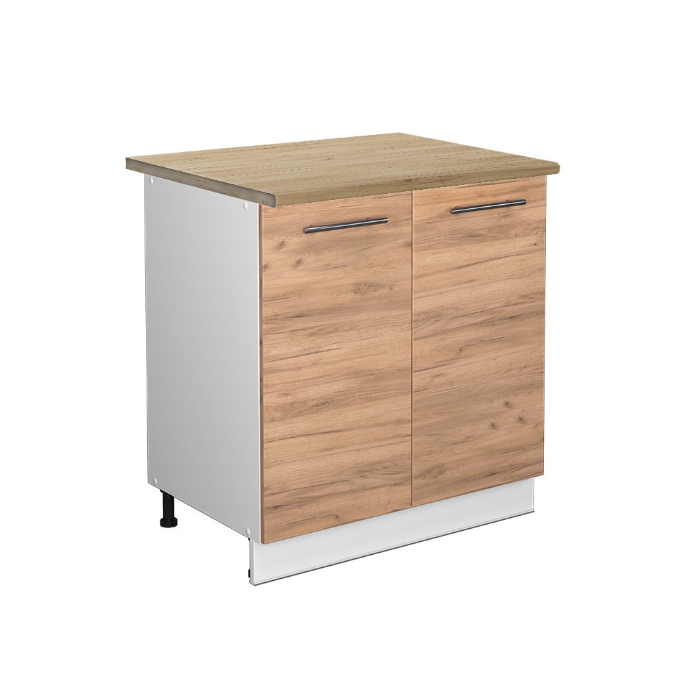 Vicco Szafka pod zlew Fame-Line, Złoty dąb energetyczny, 80 cm z półką, BP Dąb