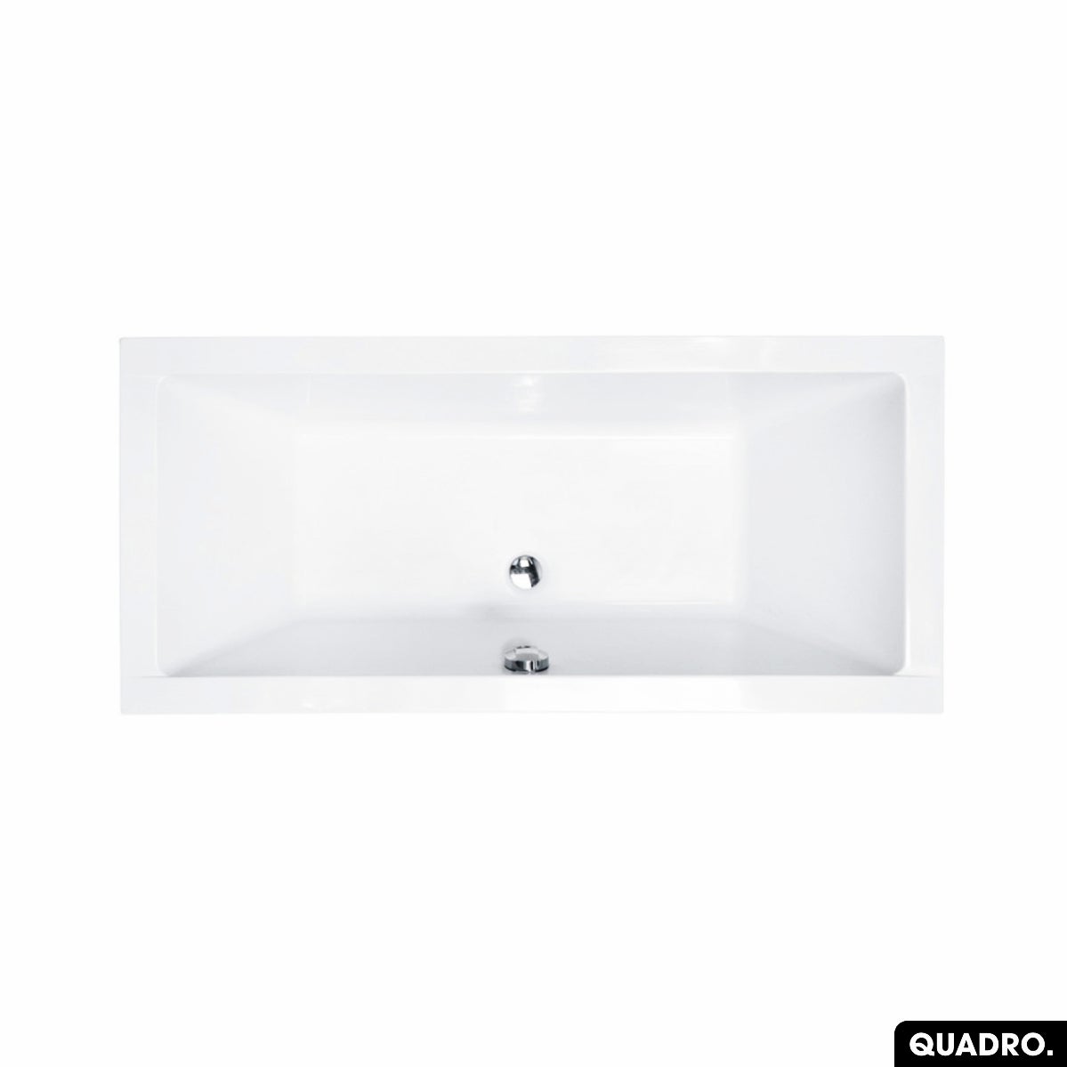 Baignoire rectangulaire - avec Tablier Blanc et Repose Tête OFFERT | QUADRO | 190x90 - 3