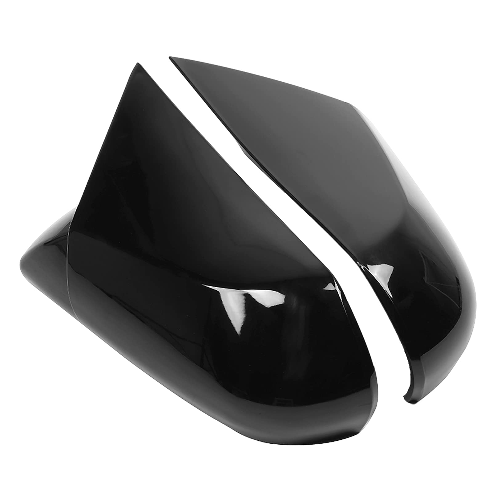 Copri specchietti AddOn adatti per Camry XV70 Le Se XLE XSe XLE 2018-2020 (nero lucido) - 4