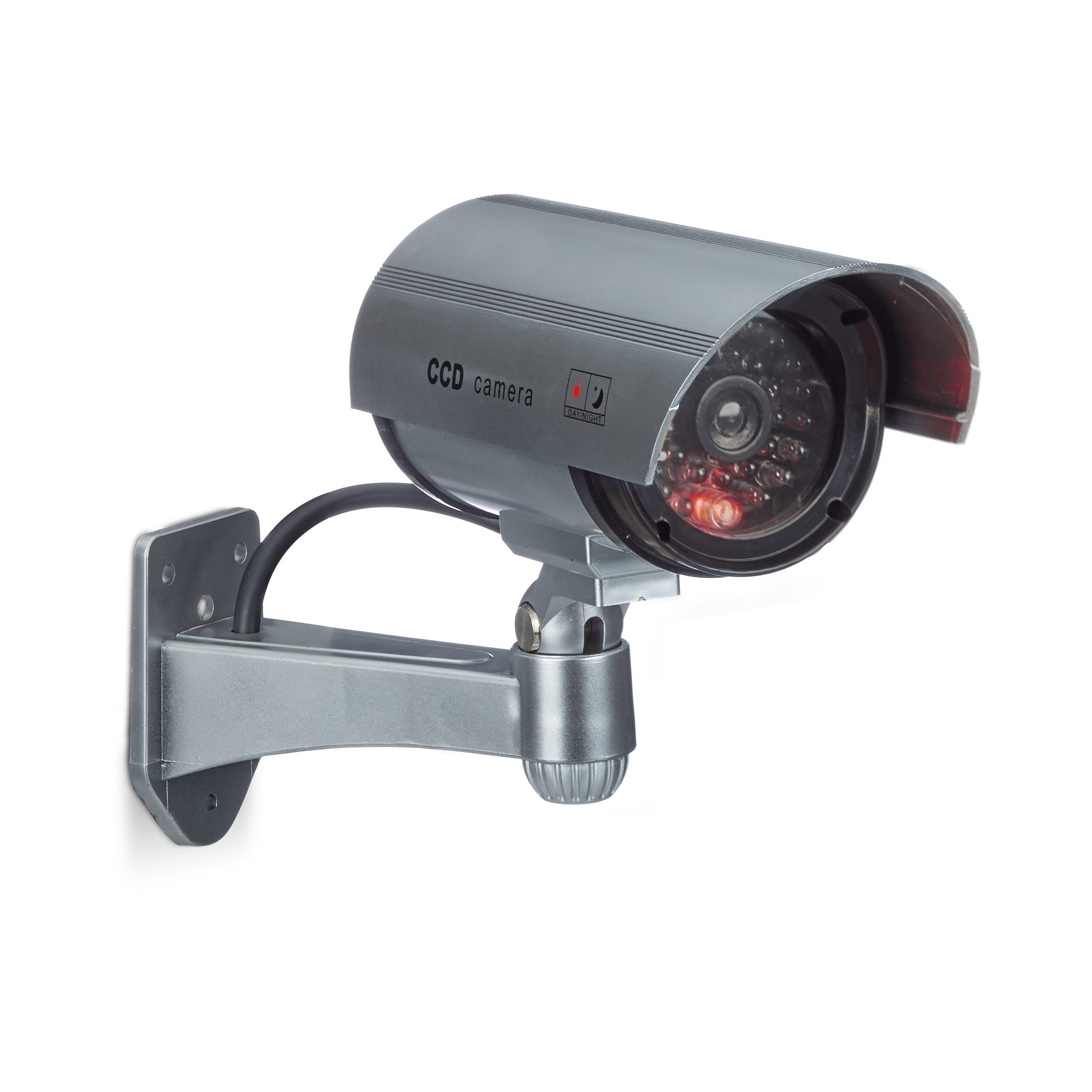 Fausse caméra de sécurité avec Lampe LED Clignotante, Dummy Fausse caméra de sécurité avec Lampe LED Clignotante, Dummy