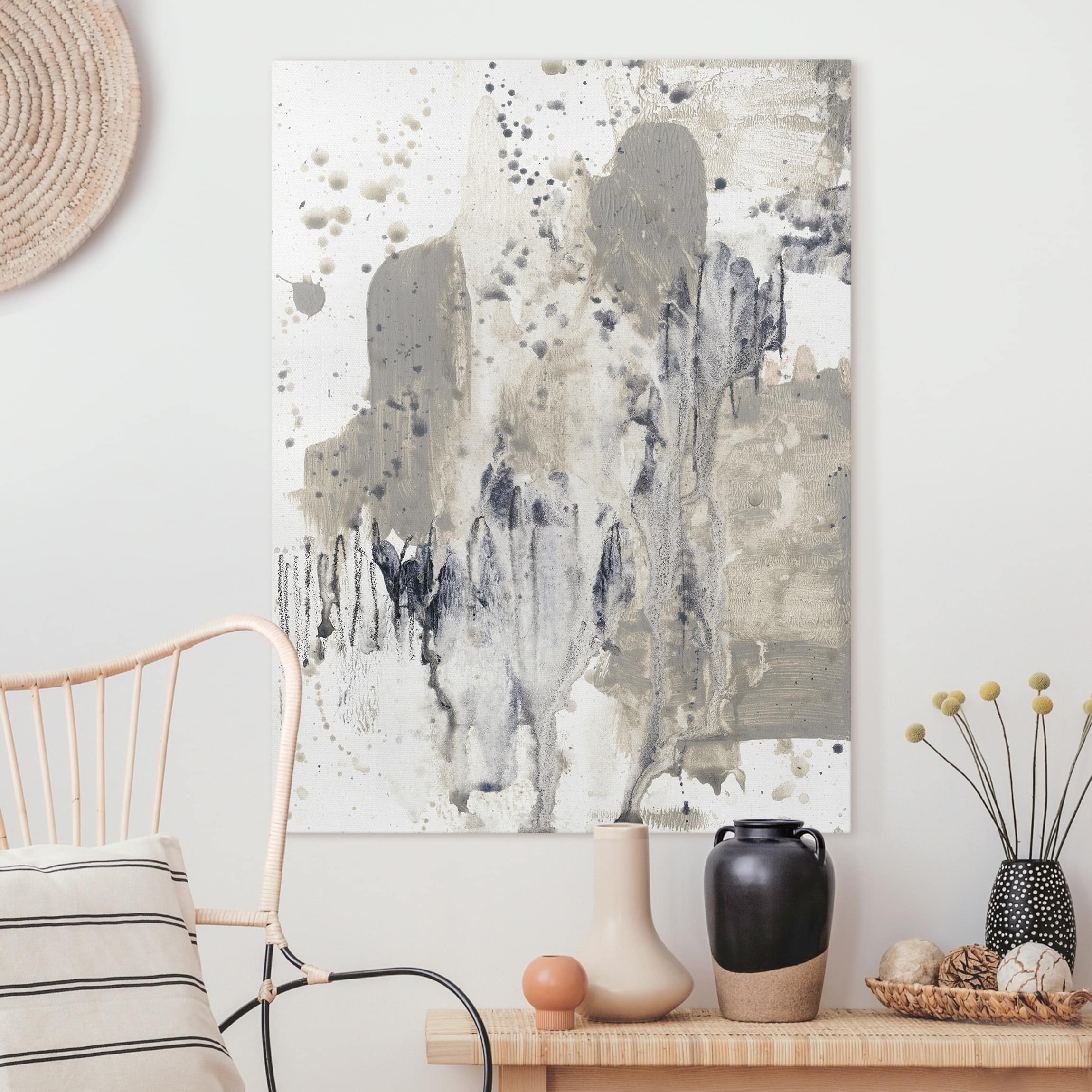 Stampa Su Tela Per Parete - Quadro Decorativo Rosa 40,6x61 Cm - Tela Tesa Con Telaio In Legno, Pronta Da Appendere - 2