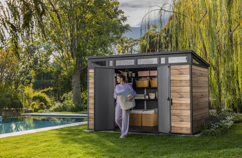 Abri de jardin Signature 117 - Aspect bois Douglas - 7,4m - KETER - 7