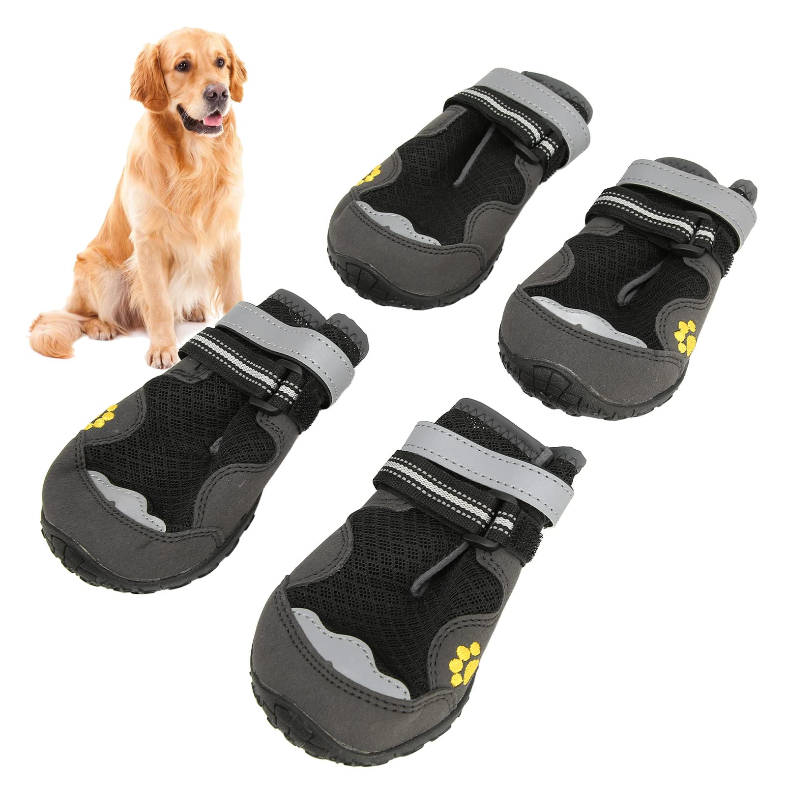 Scarpe per cani, stivaletti antiscivolo per cani, stivali da neve