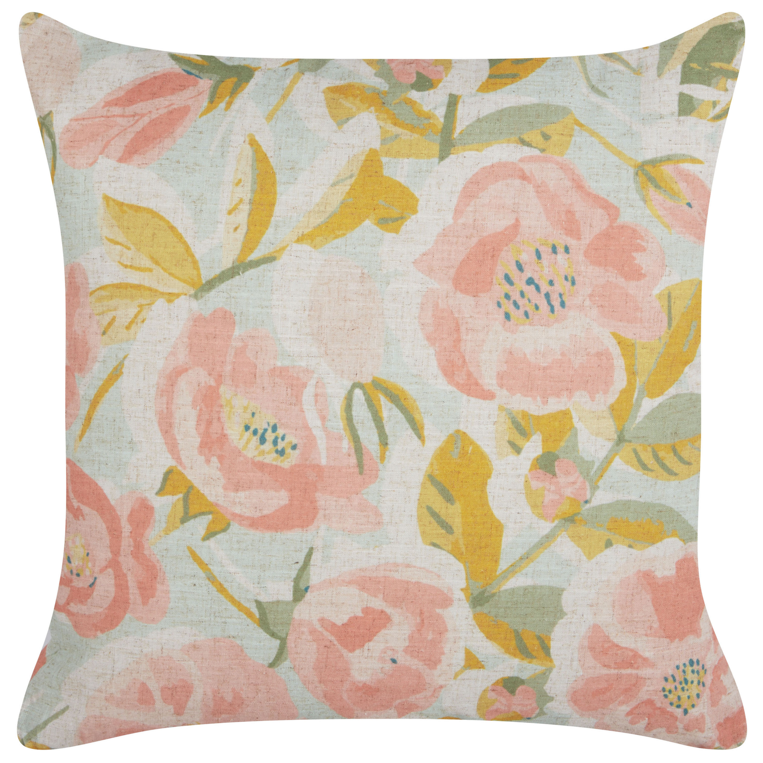 Coussin Vintage Rose – 45x45 Cm – Neuf (jamais Servi) – Art Déco