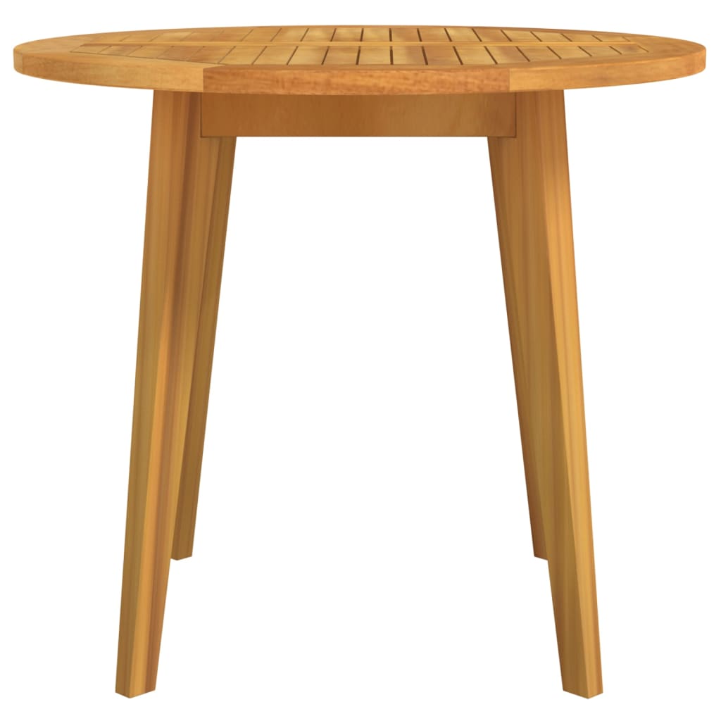 Table de jardin en bois d'acacia massif ?85x75 cm - 3