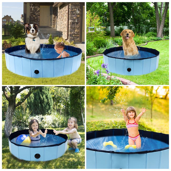 Wimypet Piscina Per Cani Per Cani,Bagno Per Cani, Piscina Per Bambini, Lavandino Pieghevole Per