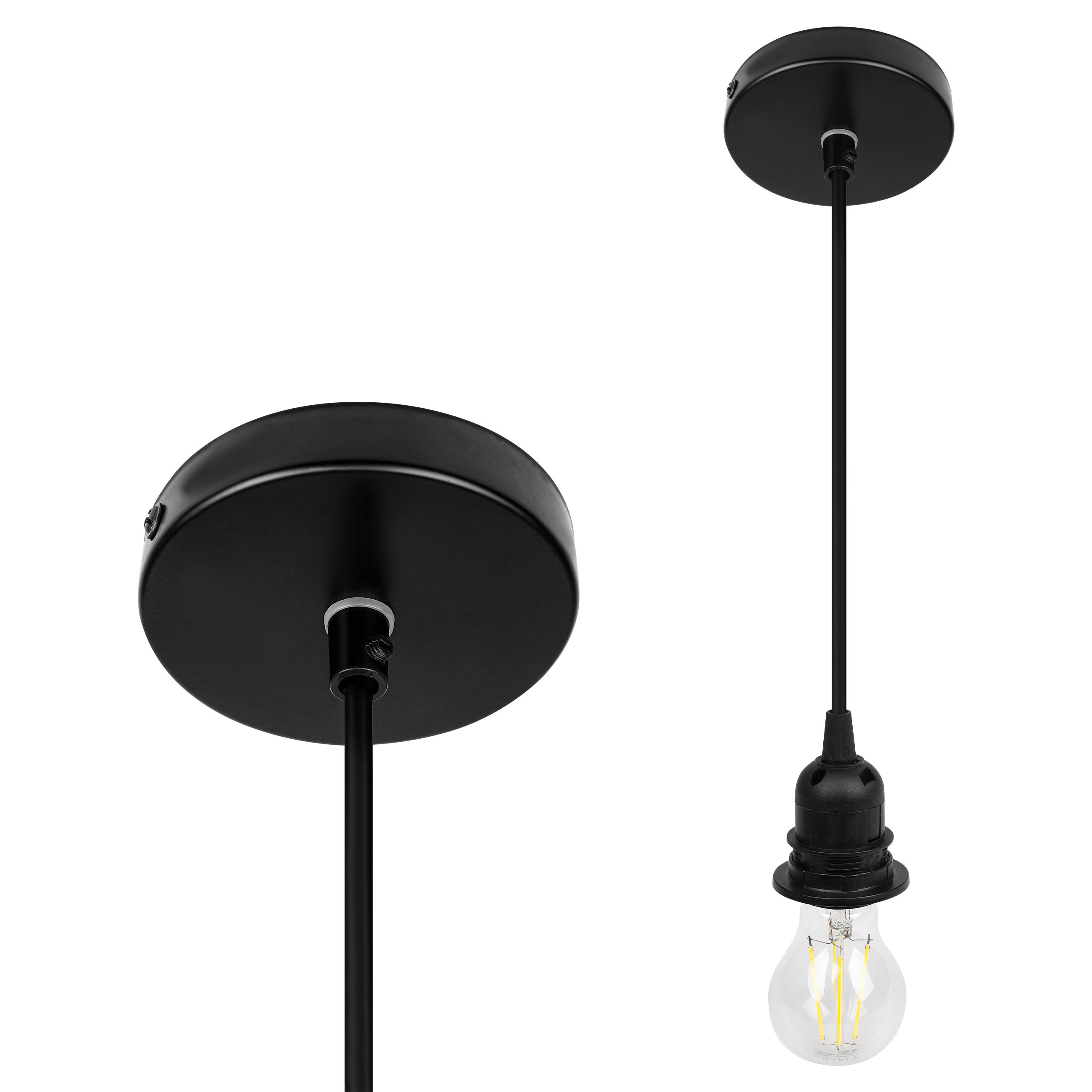 Lampa wisząca E27 LED Poli 40 cm oprawa sufitowa żyrandol IP20 bambus boho MasterLED - 9