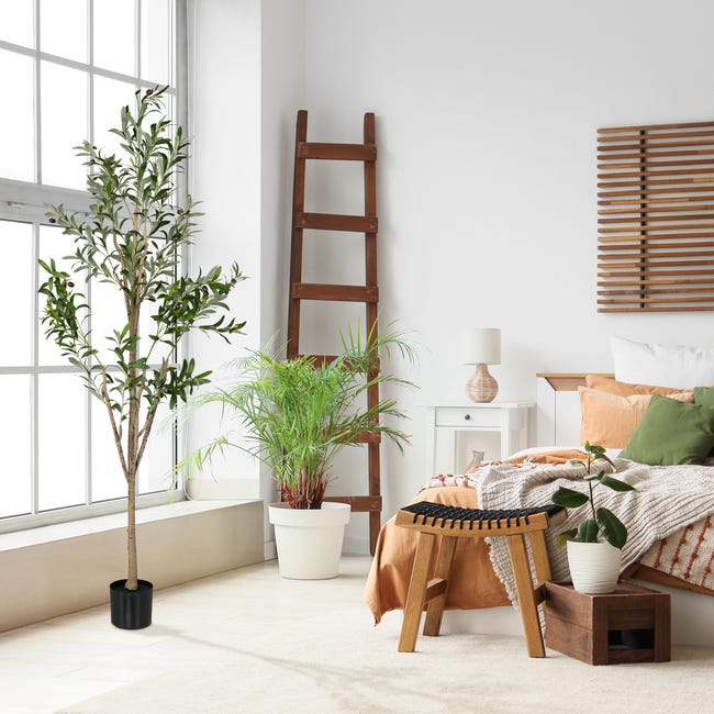 KIBONCY Finto ulivo, ulivi Artificiali per Interni, ulivo Finto per Decorazioni per Interni, casa, Ufficio, Scale, Foyer(2.5m/98.4in/8.2ft KIBONCY Finto ulivo, ulivi Artificiali per Interni, ulivo Finto per Decorazioni per Interni, casa, Ufficio, Scale, Foyer(2.5m/98.4in/8.2ft