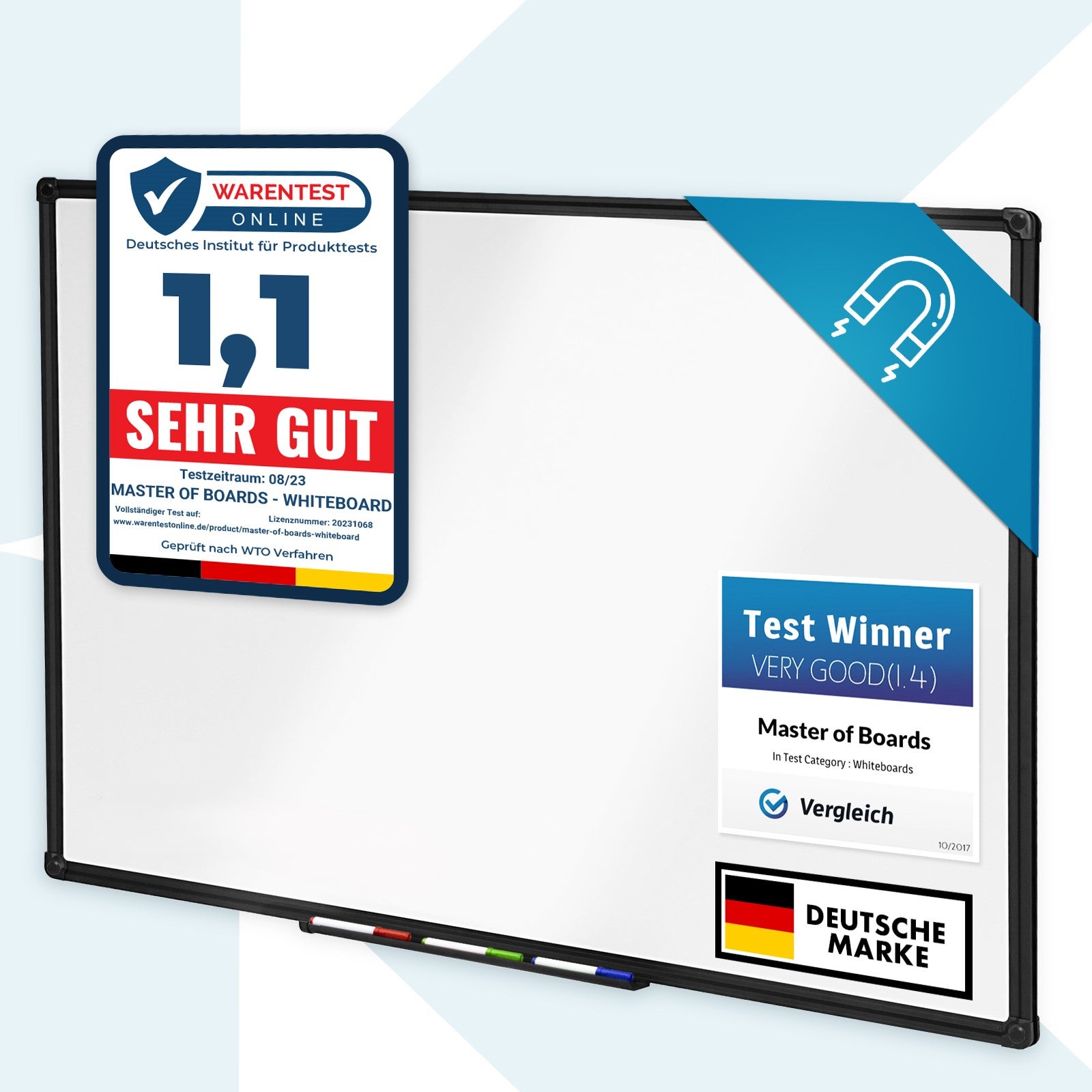 Cendrier Magnétique Pilot Avec Inserts En Aluminium - Qualité Supérieure, Fixation Facile Sur Surfaces Métalliques - 8