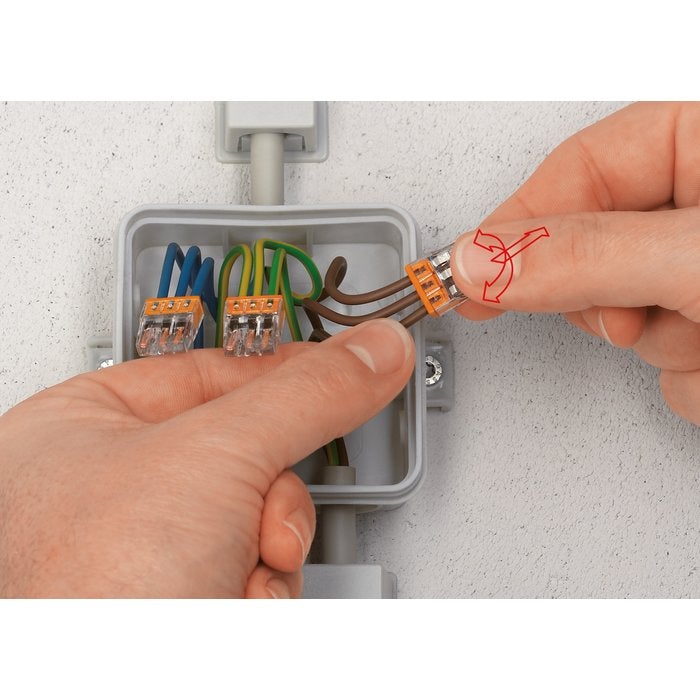 Connecteur de passage série 2273 pour 8 conducteurs - Boite de 50 - WAGO - 2273-208 - 3