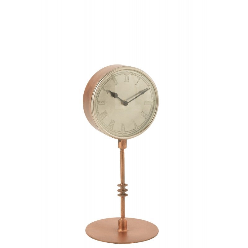 Horloge sur pied en métal cuivre 17x17x38 cm Leroy Merlin — free download