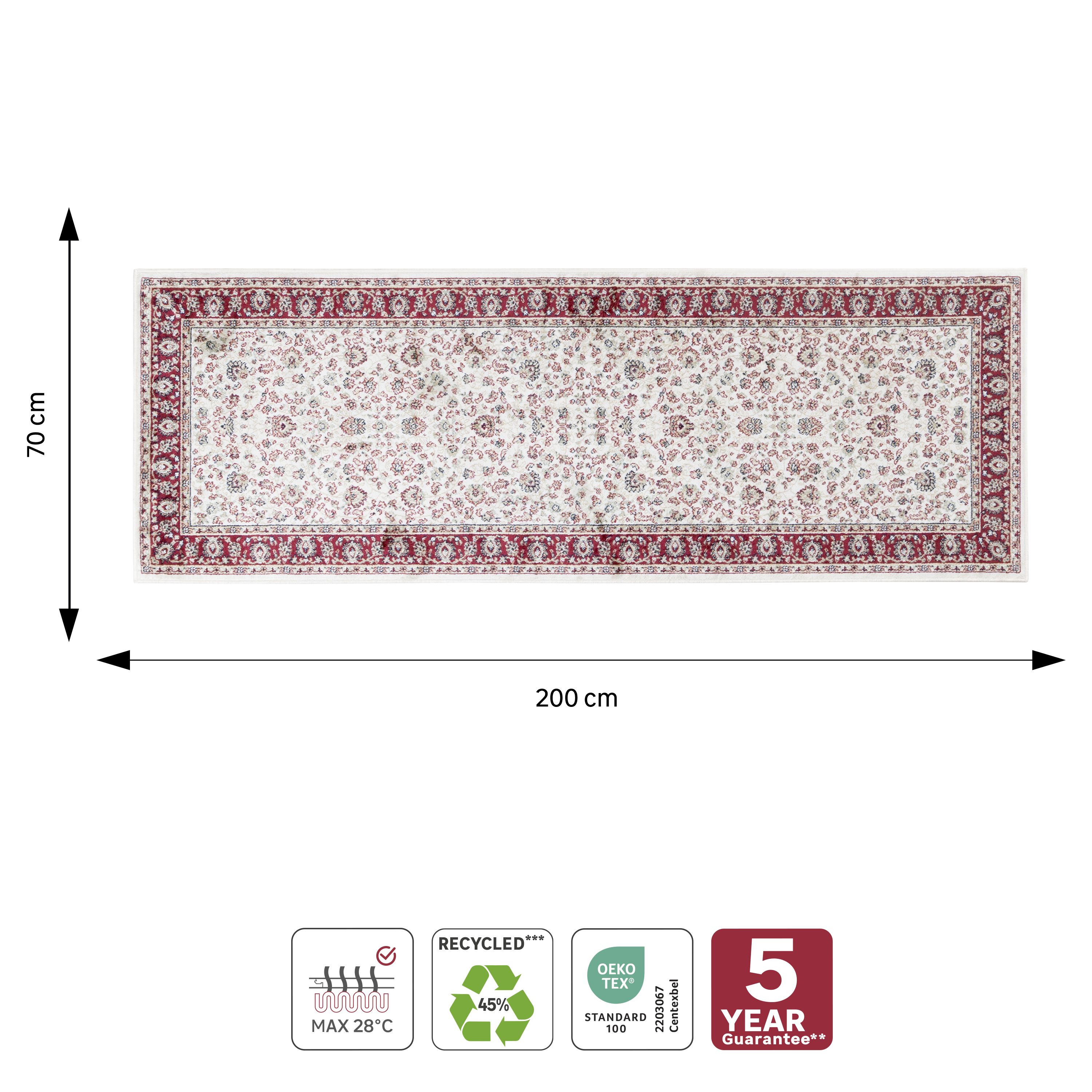 Tapis de couloir en viscose à poils courts INSPIRE Jasmin beige verone 70x200cm - 3