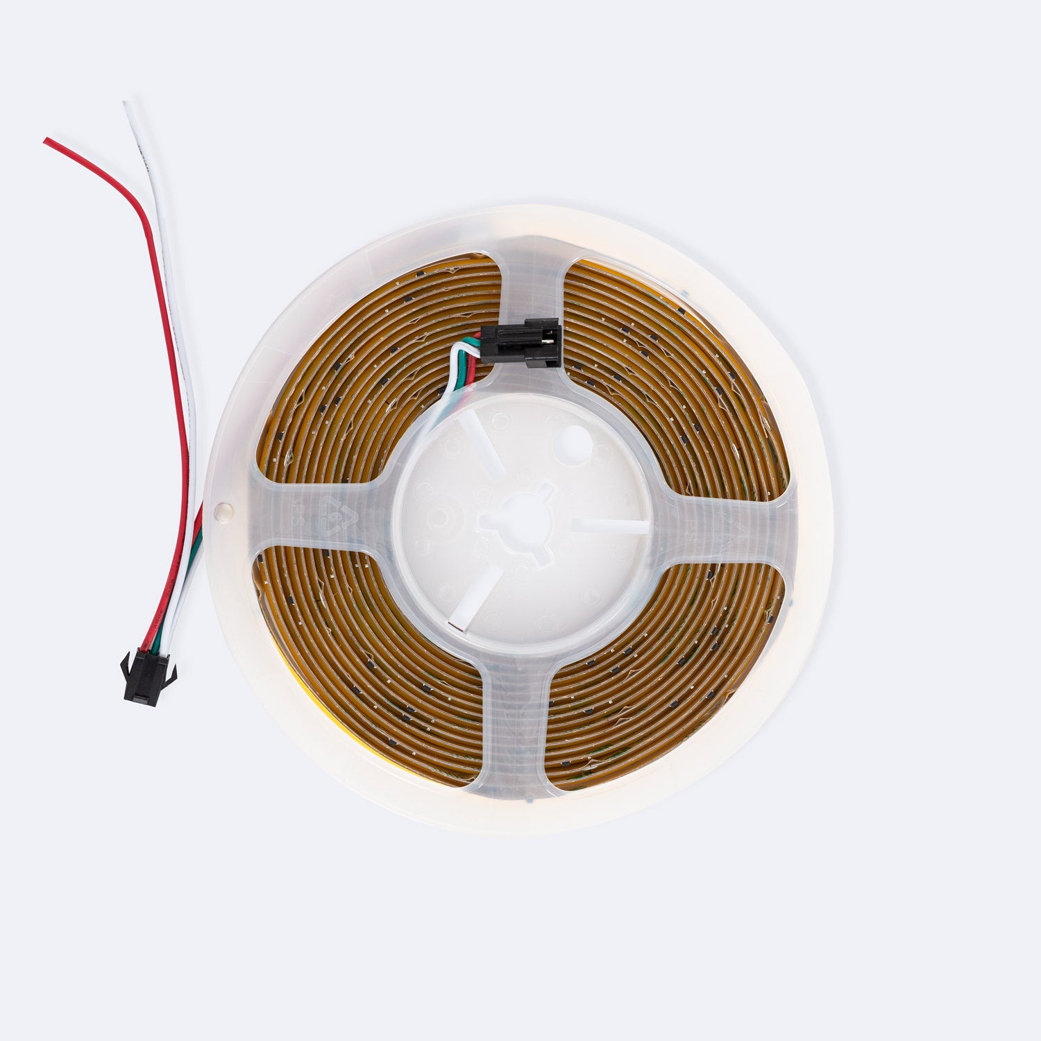 Ledkia - Bobina 5m Striscia LED Digitale SPI 24V COB 360 LED/m Larga 10mm IP20 Taglio 8cm, 4000K Bianco Naturale, PCB PCB - 3