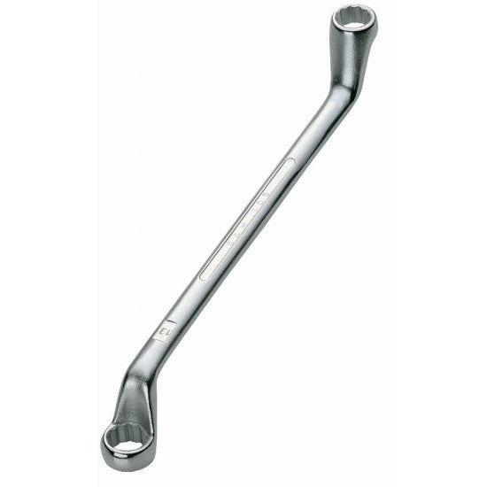 Clé Polygonale KS Tools 517.0804 - 10x11mm - Œil Coudé 75° - Chrome Vanadium - Argenté