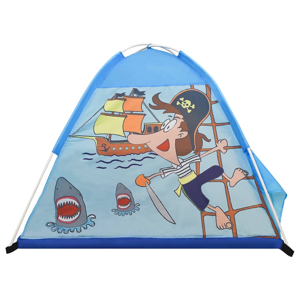 Tente de jeu pour enfants avec 250 balles Bleu 120x120x90 cm vidaXL - 5