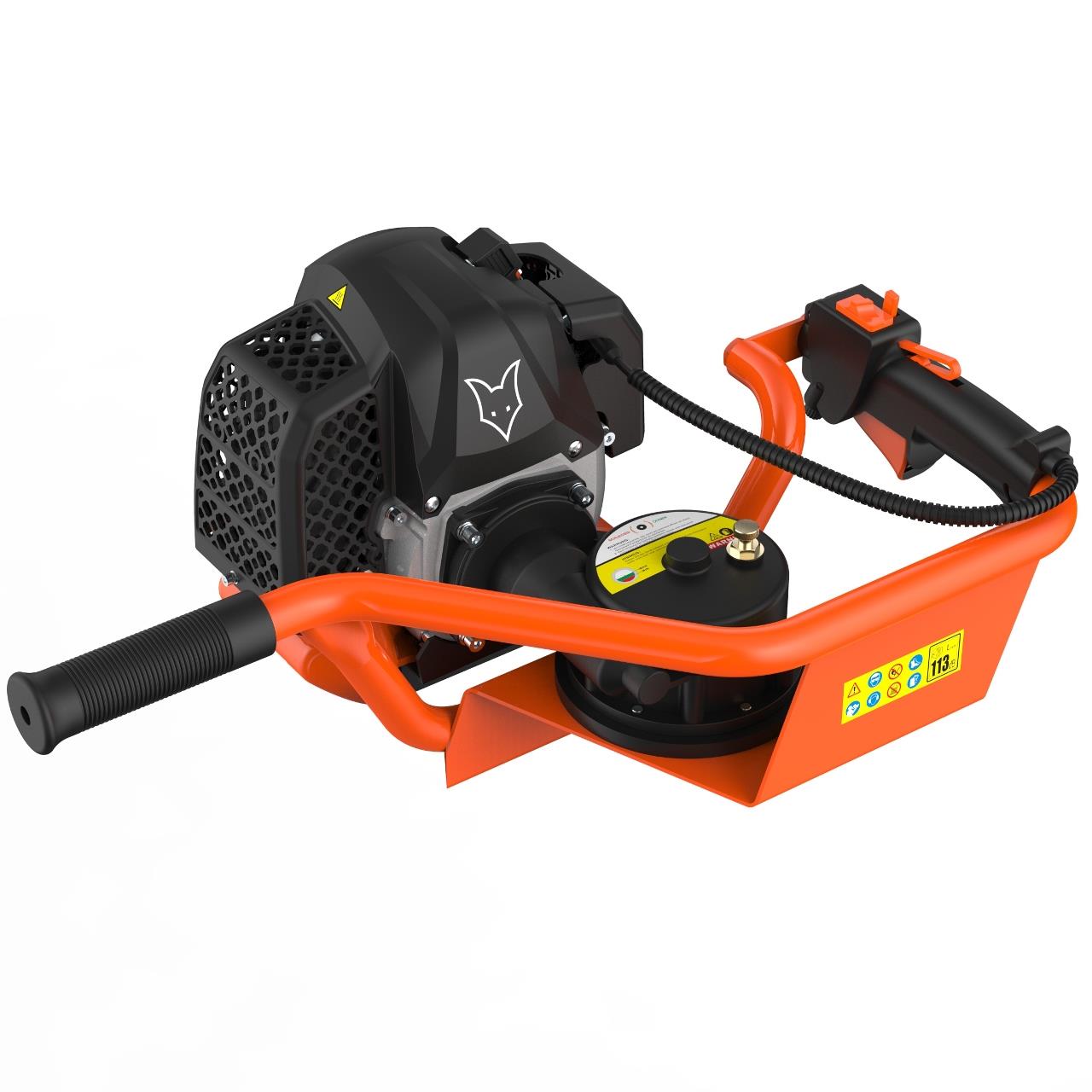 Trivella a scoppio Mototrivella incl. attacchi da 100 150 200mm FUXTEC EB152 - 3