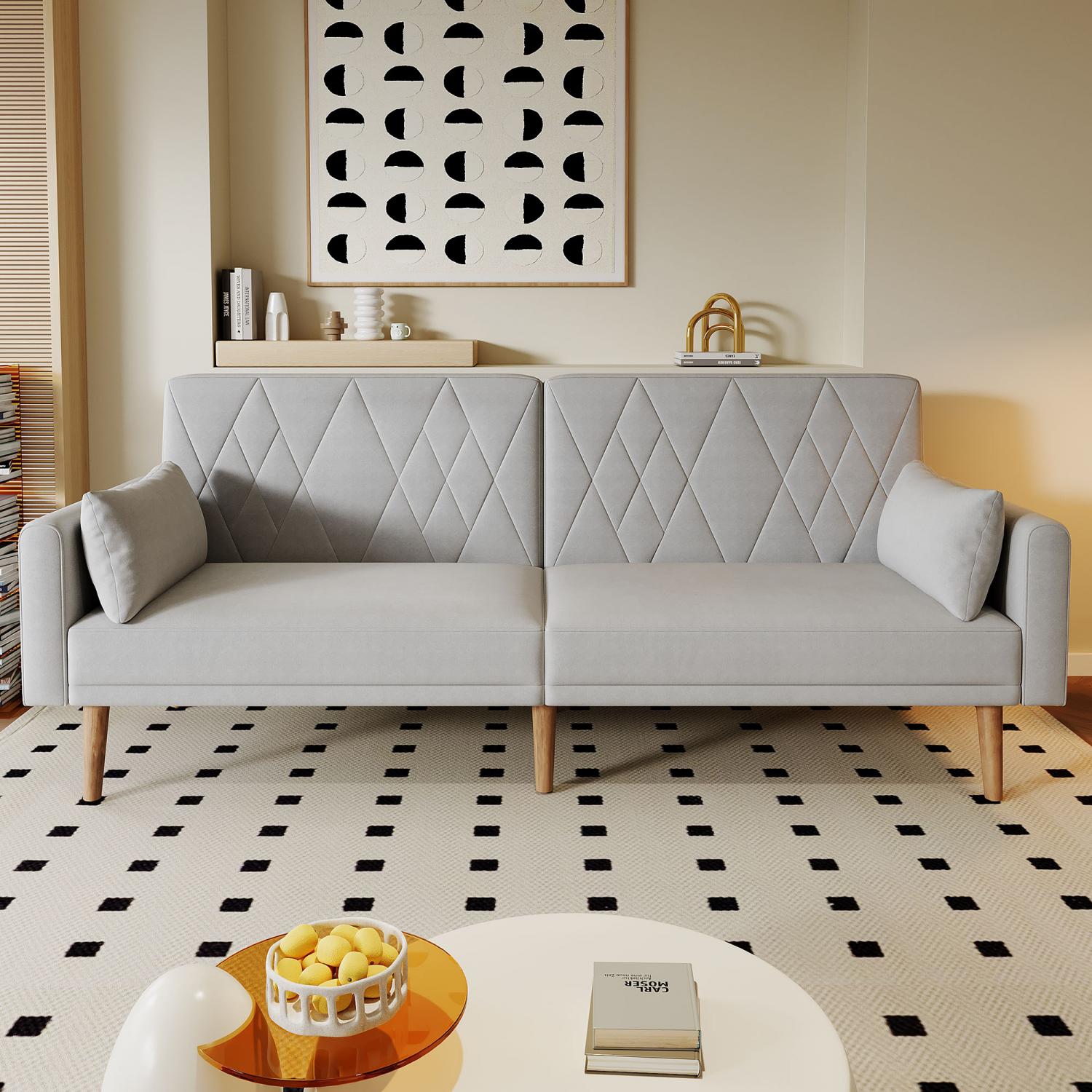 Canapé 2 Places Convertible Eva Mobilier moderne et confortable Kit-M