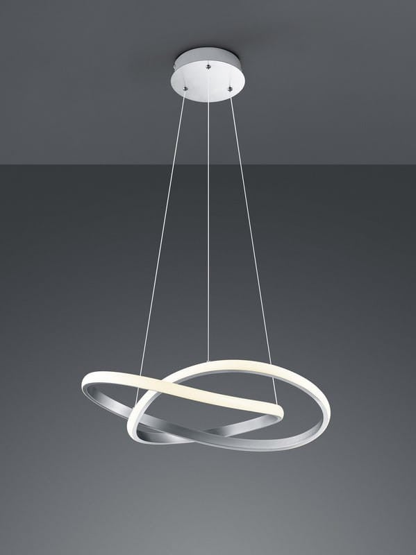 Lampa wisząca LED COURSE 27W Ciepła biel 2700lm metal srebrno-biała wym:150x60x60cm IP20 RL