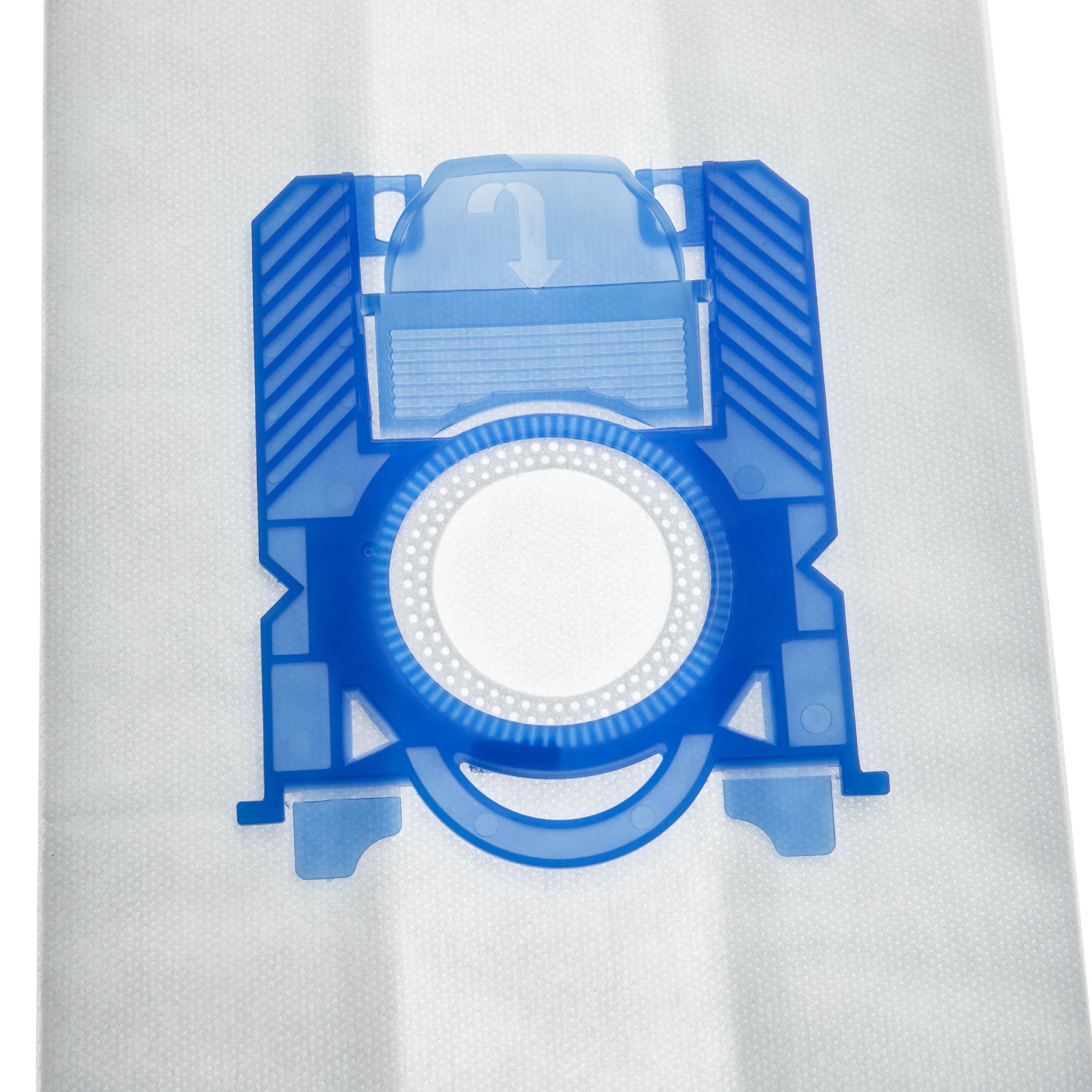 vhbw 5x Sacs compatible avec AEG Viva Quickstop AVQ2100 - AVQ2141 aspirateur - microfibres non tissées, 28,8cm x 17,1cm, blanc - 2