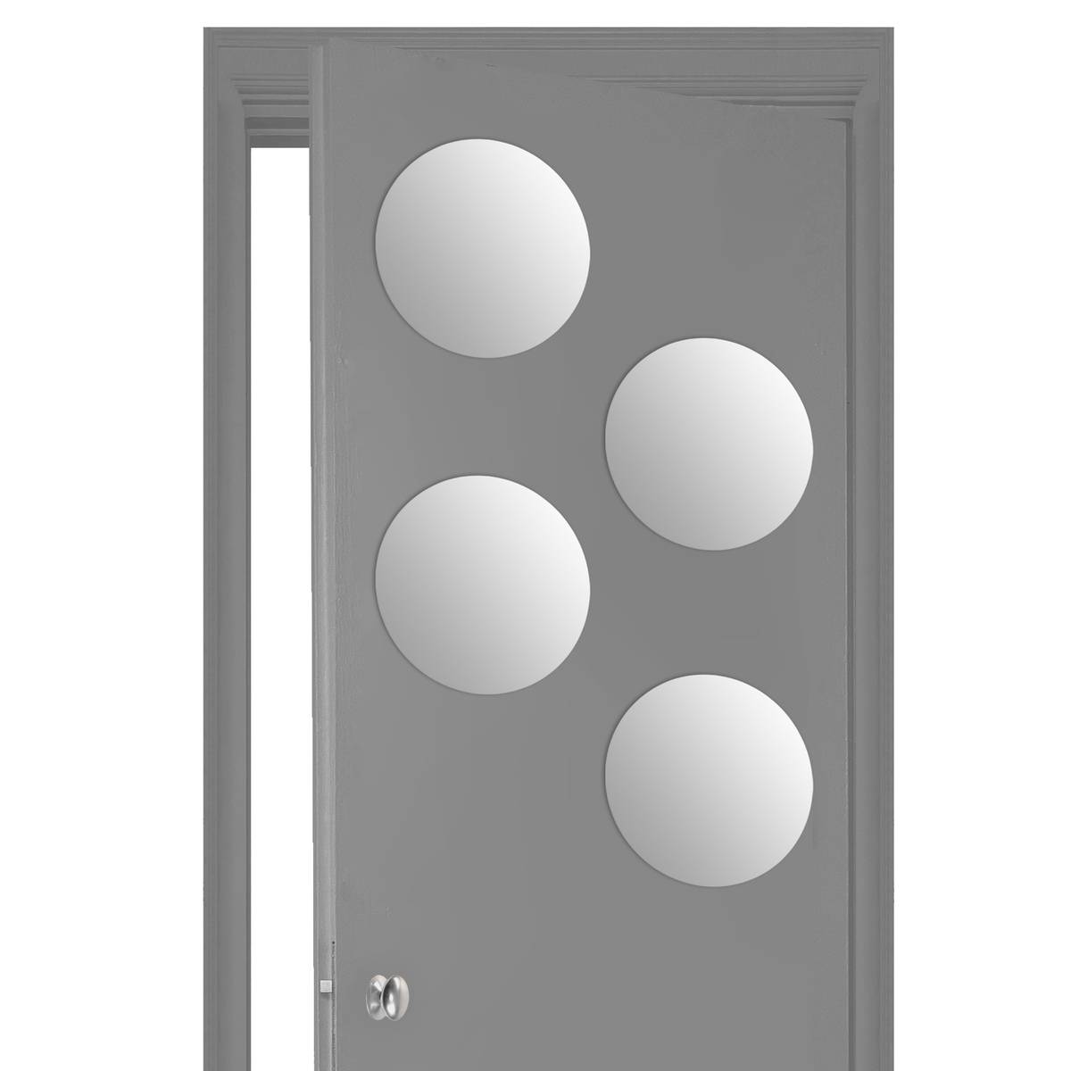 ATMOSPHERA CREATEUR D'INTERIEUR – Set 4 Specchi Adesivi Rotondi 20x20 Cm - 5
