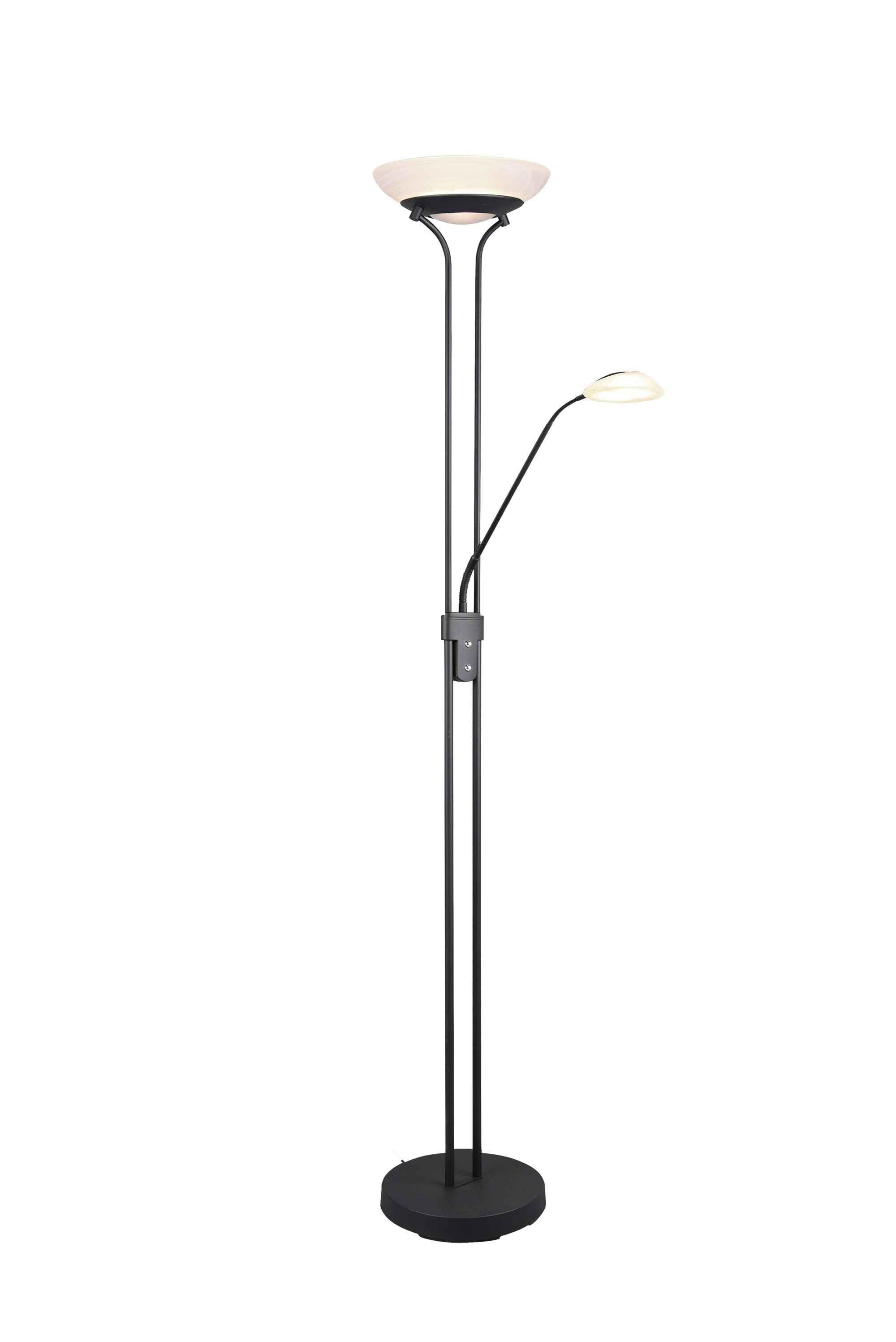 Lampa podłogowa stojąca Orson czarno-biała LED 31.5W 3000K 3150lm wym: 180 x 32,5 x 32,5 cm metal RL