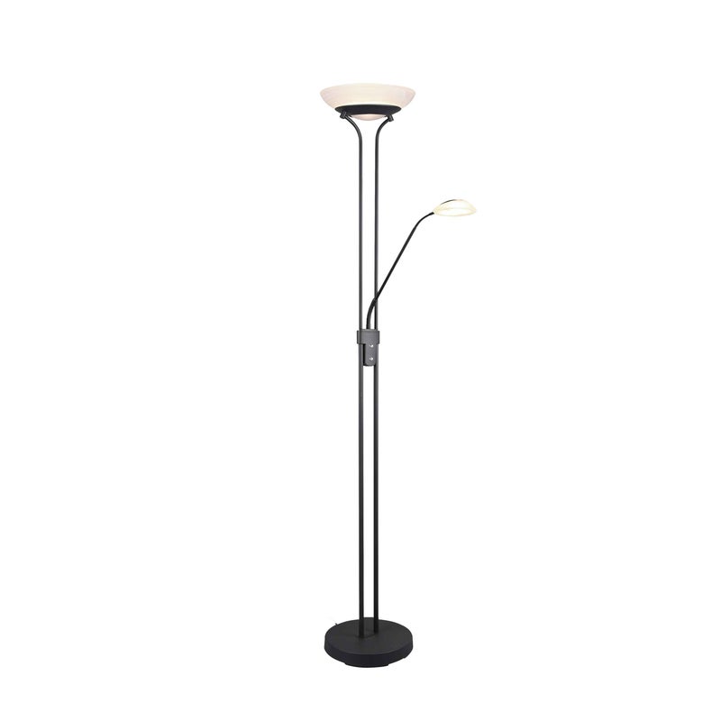 Lampa podłogowa stojąca Orson czarno-biała LED 31.5W 3000K 3150lm wym: 180 x 32,5 x 32,5 cm metal RL