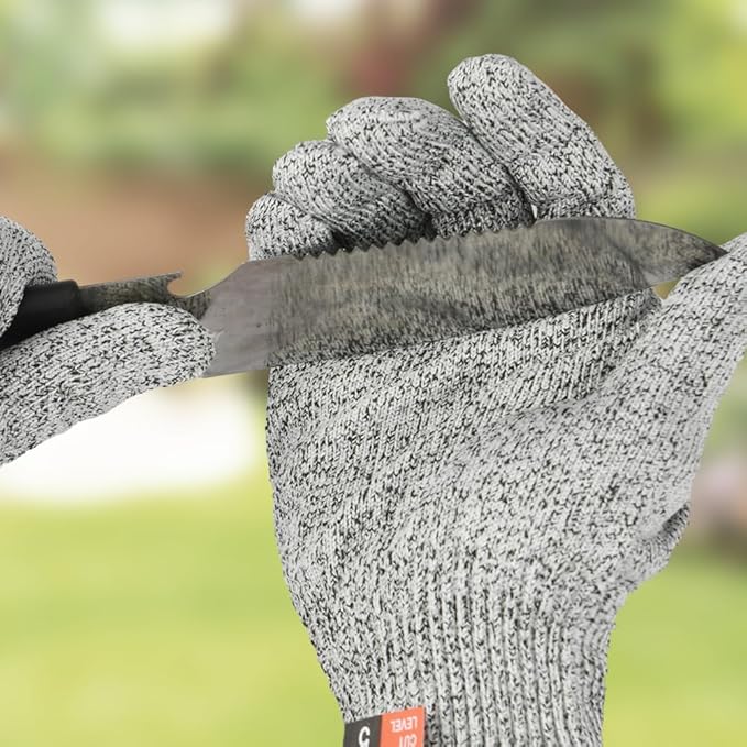 Gants Anti-Coupures Gants Anti-Coupures Professionnels Haute Protection, Gants de Travail de Sécurité pour Cuisine Gant Huitre Protection, Gants pour - 4