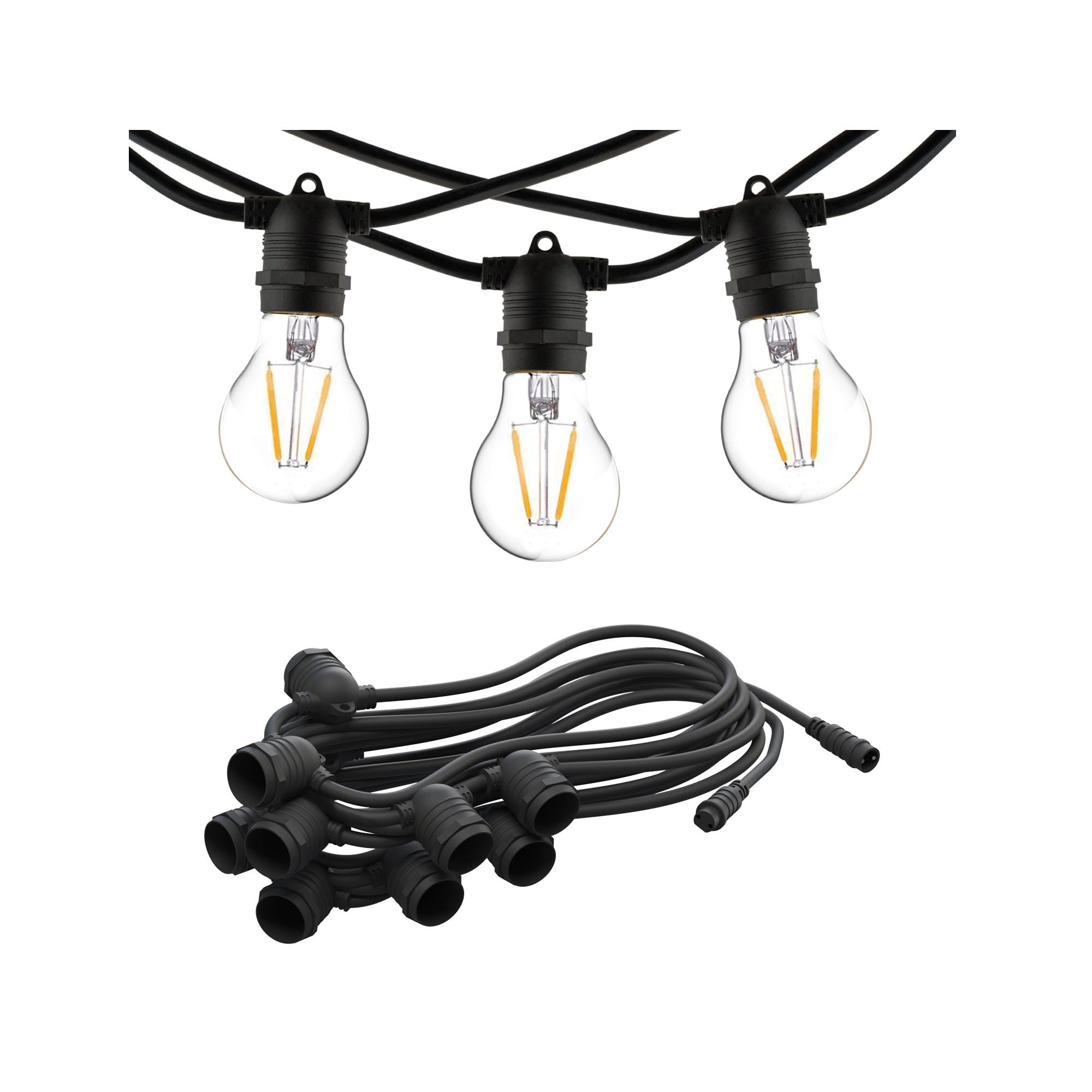 Girlandă luminoasă Nowodvorski FESTOON LIGHTS, 15 puncte, neagră ...