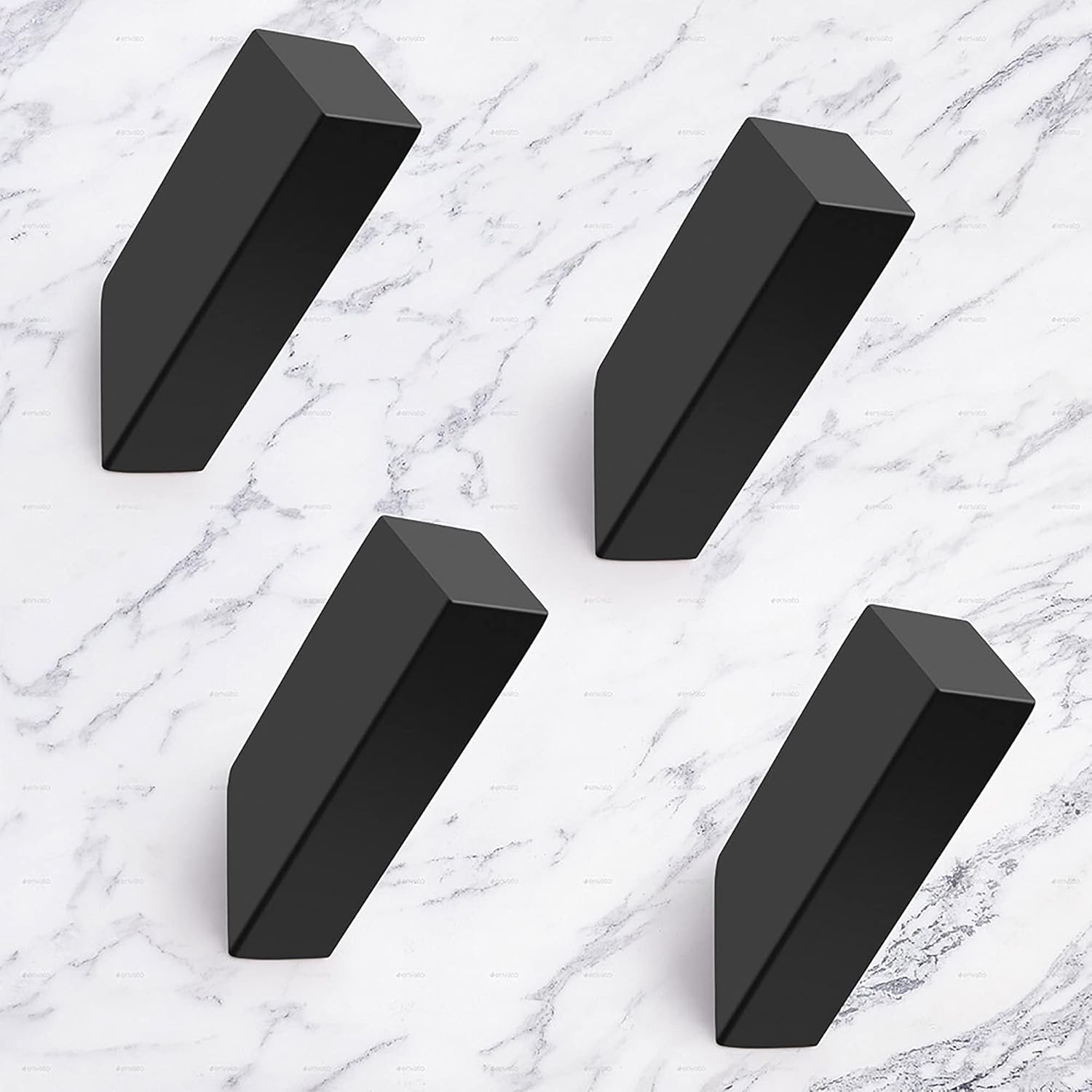 TUNNY 10 Ganci Da Parete In Lega Di Zinco, Nero Opaco, Design Anticato – Porta Vestiti, Borse, Asciugamani – Supporta 25 Kg