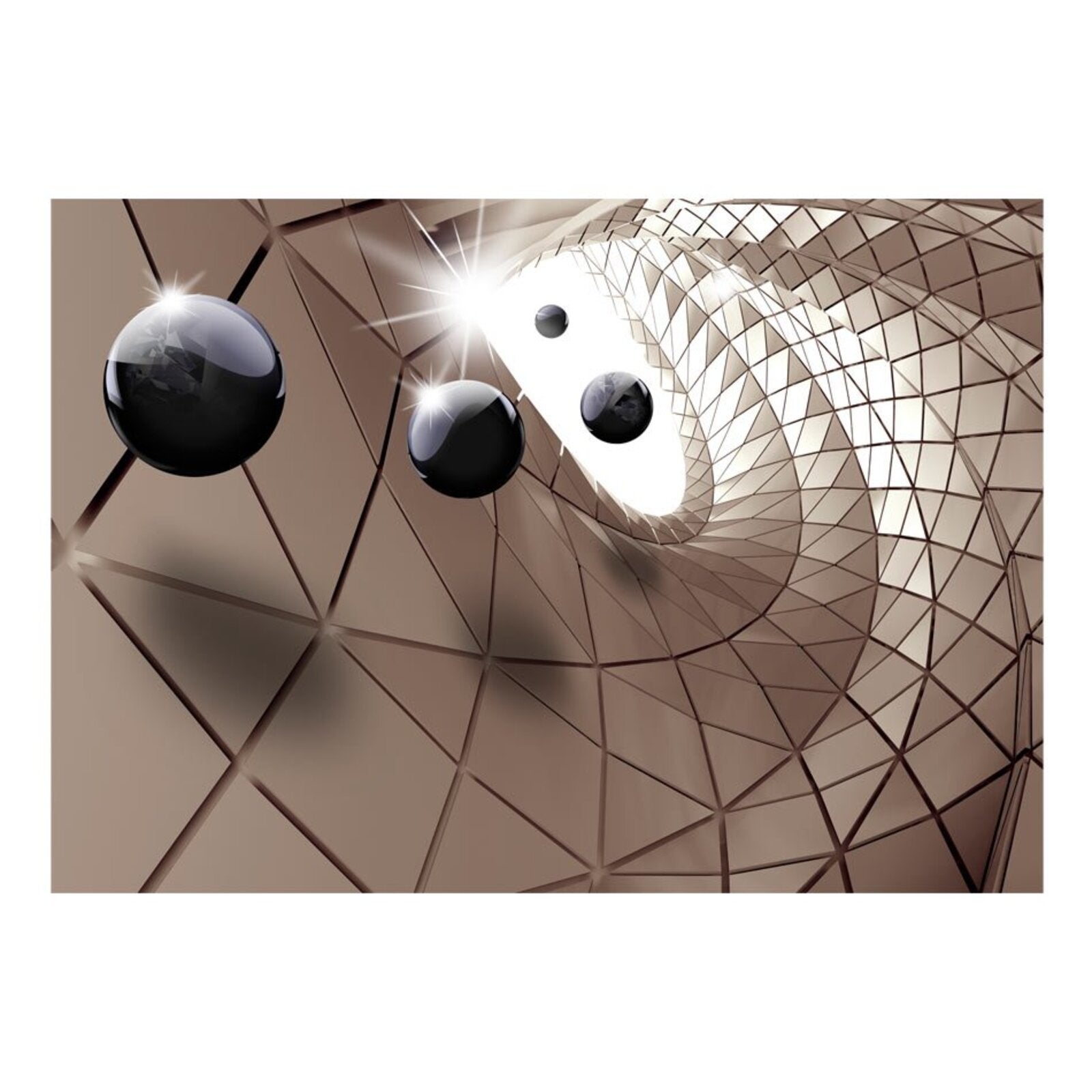 Papier peint utopie abstraite - 100 x 70 cm - 2