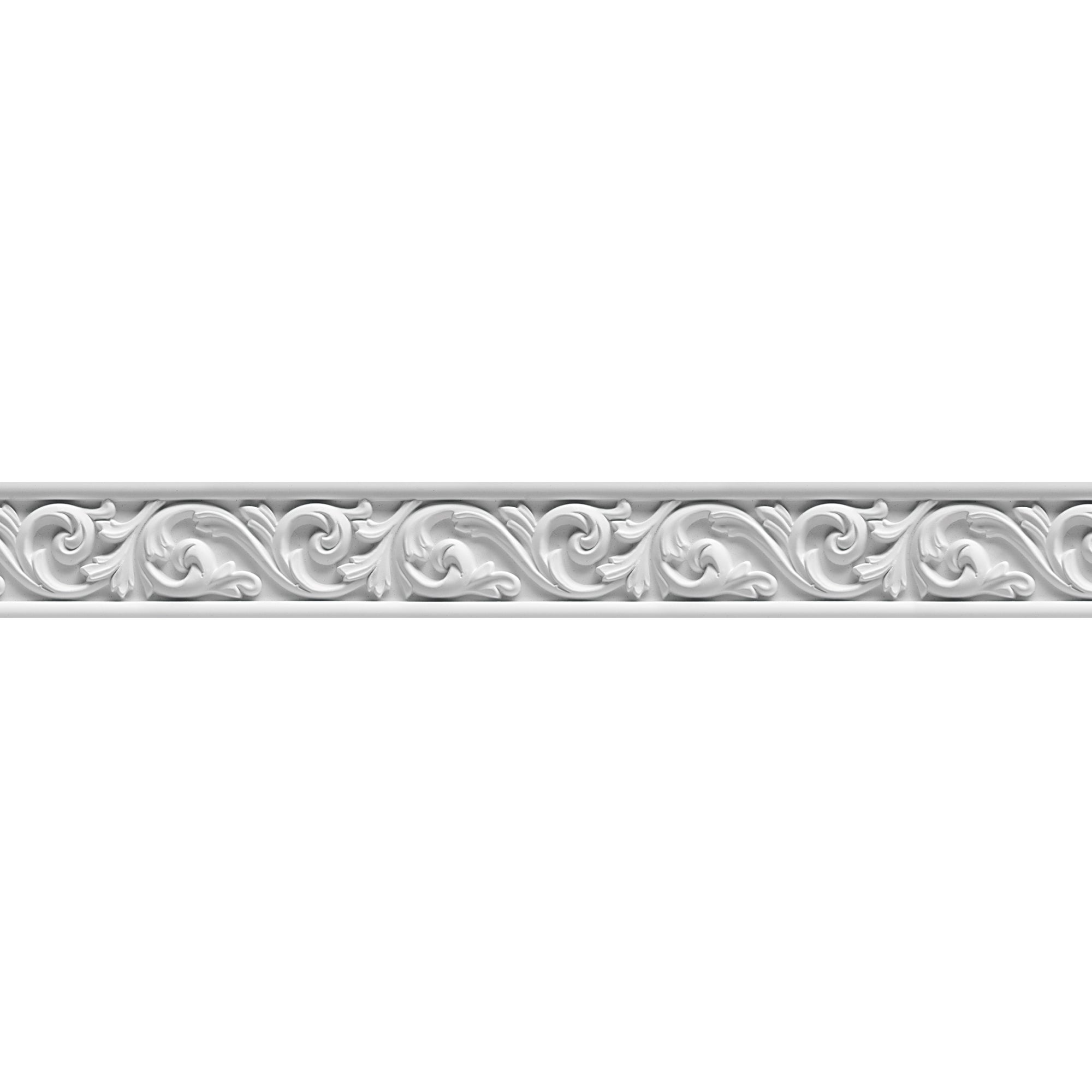 Friso decorativo adhesivo, motivo de acanto imitación moldura barroca, 5 cm x 300 cm - 2