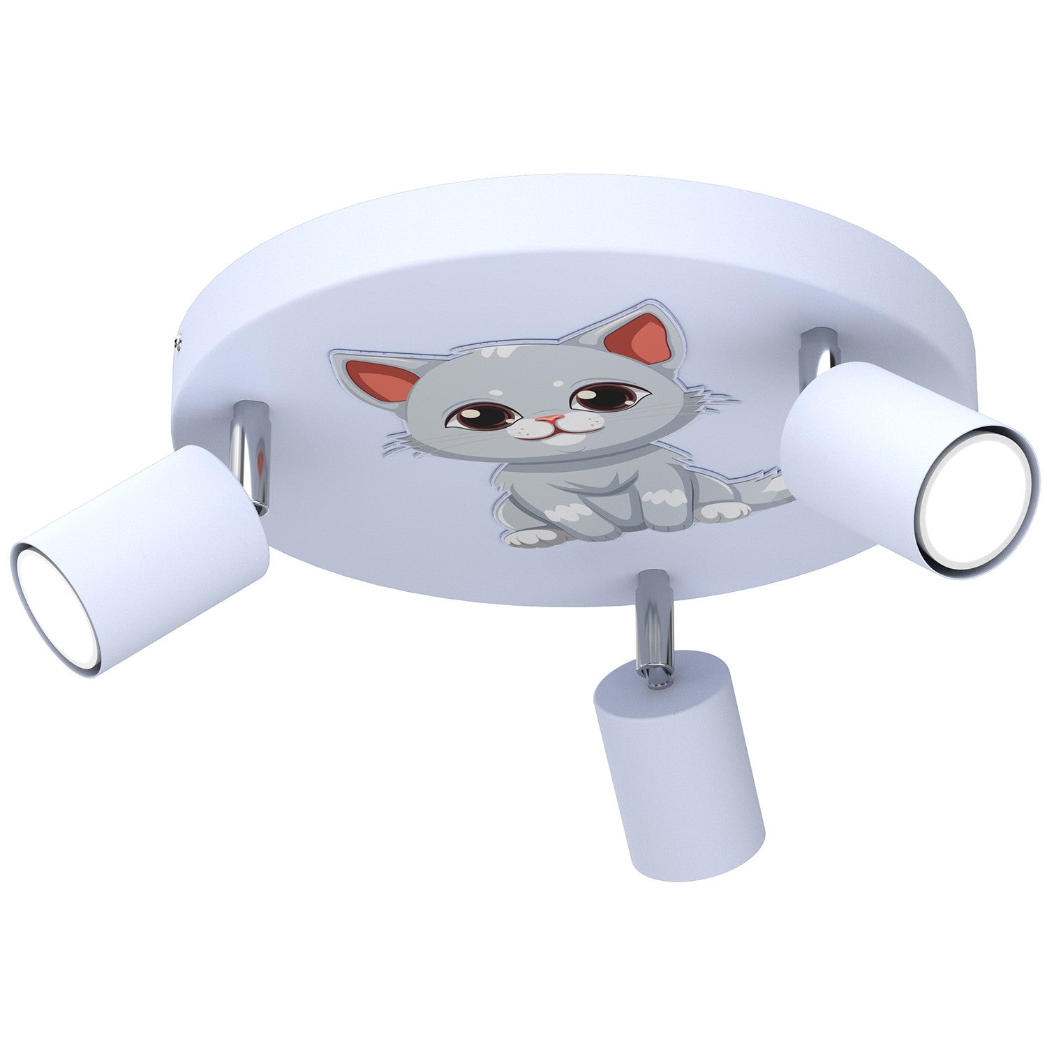 Lampa sufitowa wisząca Fun niebiesko-szara-różowa 3xGU10x8W wym: 10,5 x 30 x 30 cm metal Luminex