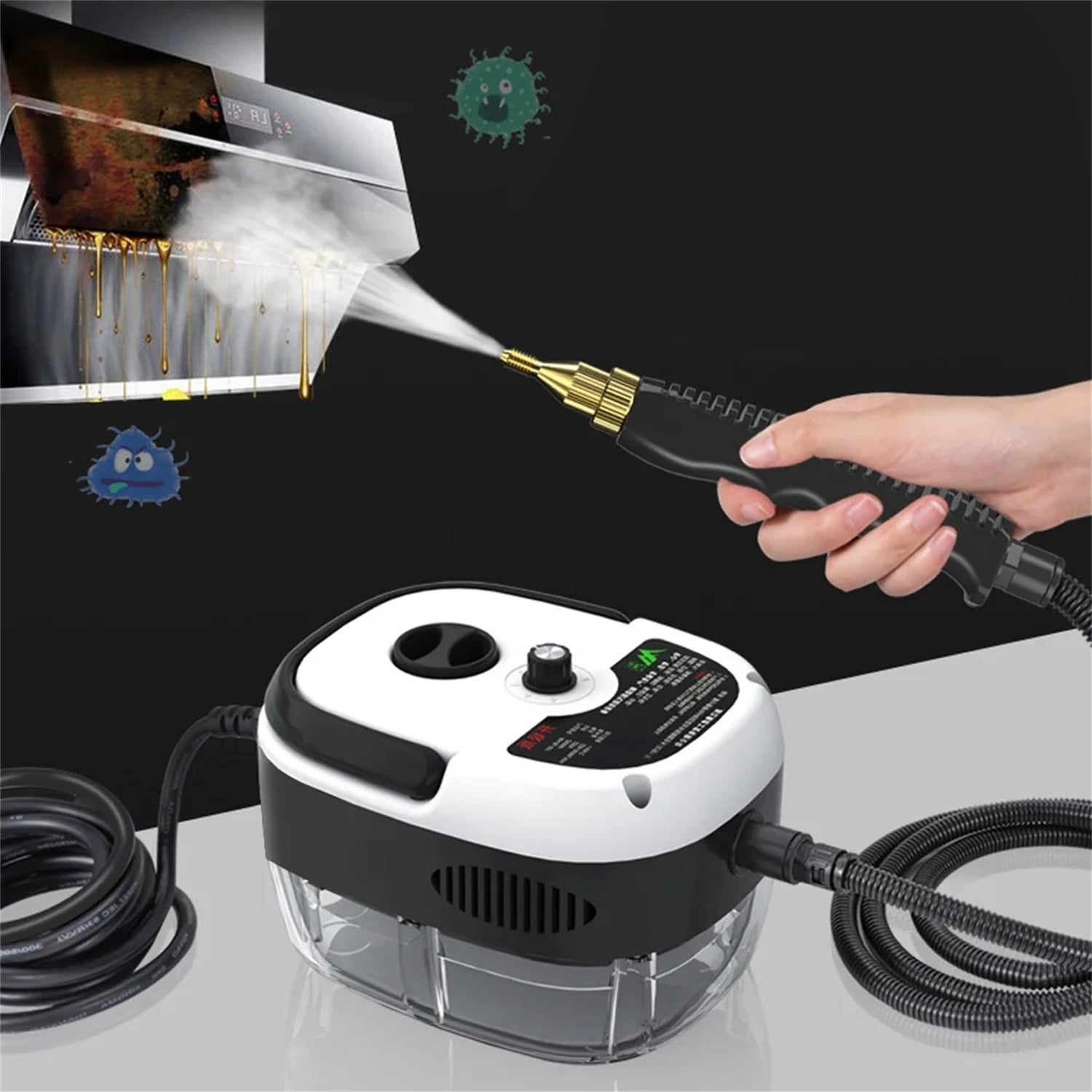 Nettoyeur Vapeur Pour Voiture Filaire - Stérilisation Haute Température Avec Réservoir