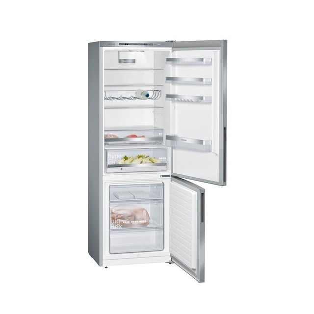 SIEMENS KG49EAICA - Réfrigérateur combiné pose - libre - 413L (302+111) - Froid statique - 70x201cm - Inox