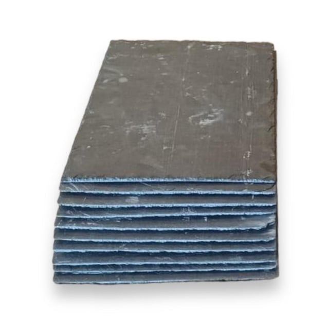 Pack 10 Pièces de Carrelage Ardoise Noire 40x25 cm 1,00 m2