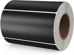 Lot de 500 autocollants rectangulaires en vinyle, imperméables, 50 × 25 mm, pour code couleur, salle de classe, bureau