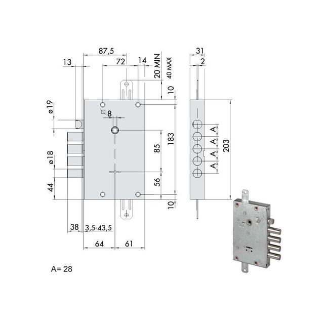 CISA 57515-28-0 SERR D/M APPL TRIPL S/A - /28 4 catenacci