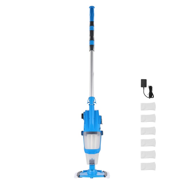 Aspirateur de piscine,SucceBuy 100 L/min,nettoyeur manuel sans fil avec rallonges,nettoyage en profondeur et aspiration puissante,rechargeable