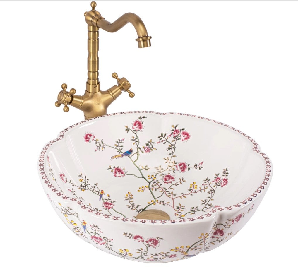 Umywalka Nablatowa Rea Felicia Biały 42,5 X 42,5