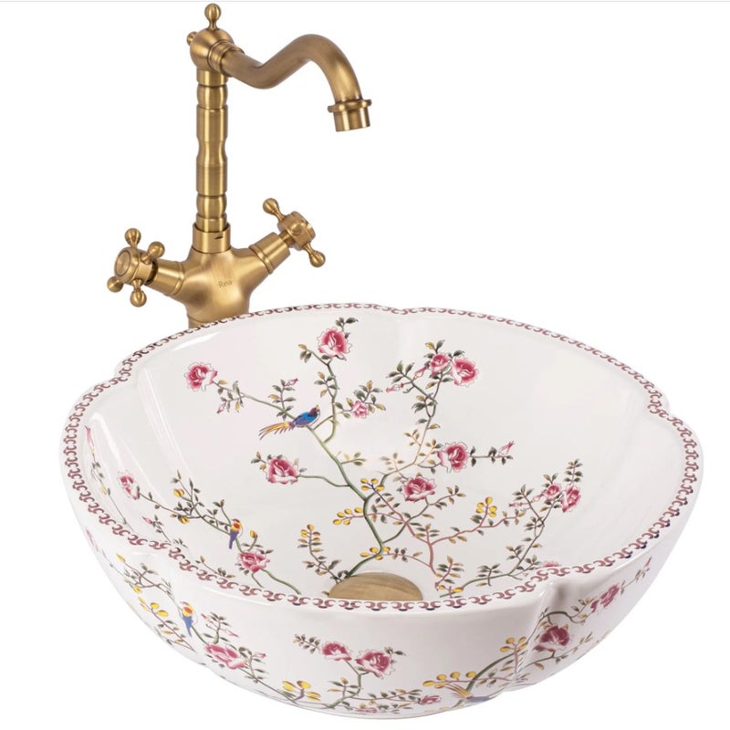 Umywalka Nablatowa Rea Felicia Biały 42,5 X 42,5